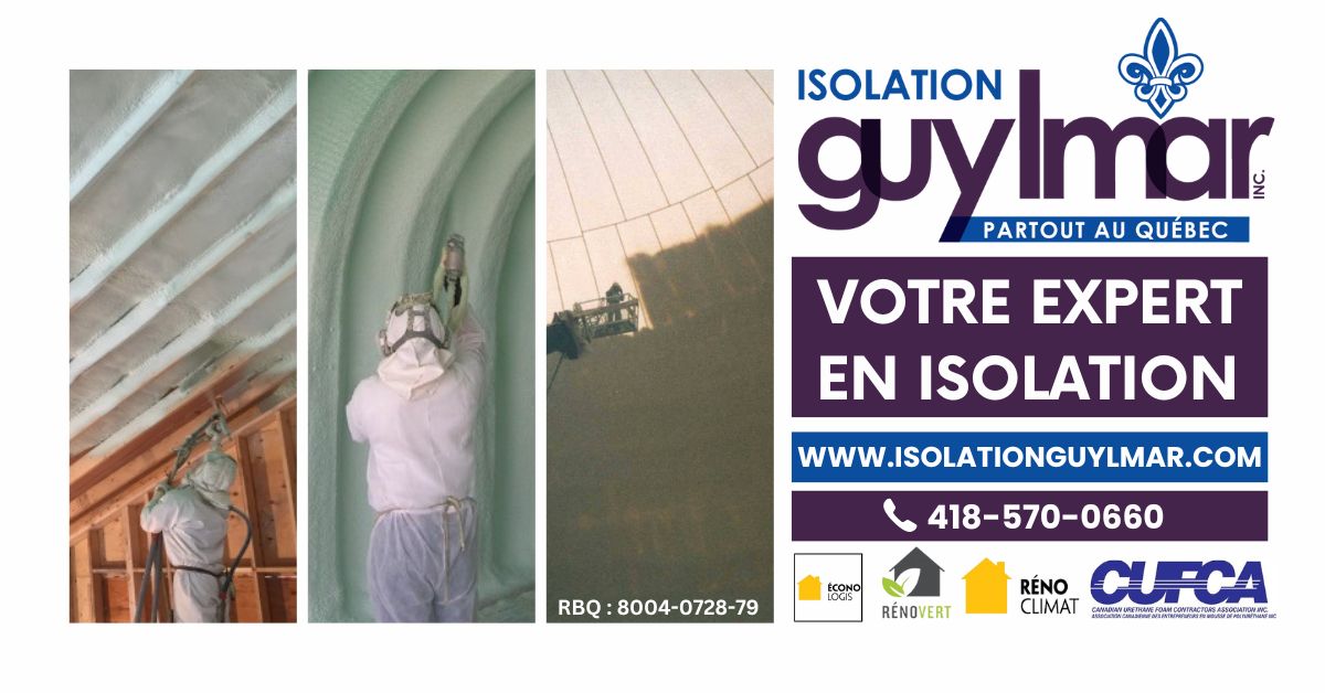 Entrepreneur en Isolation Côte de Beaupré
